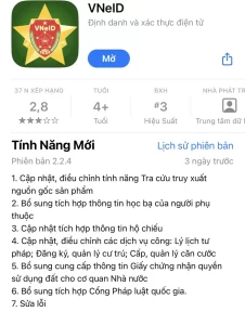 VNeID vừa bổ sung, cập nhật, điều chỉnh 7 tính năng mới nào?